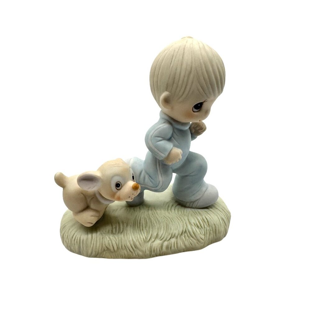 Precious‎ Moments "God's Speed" Figurine 1979 Jonathan & David E-3112